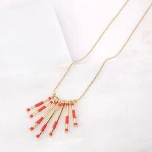 NEW Gold and Red Necklace